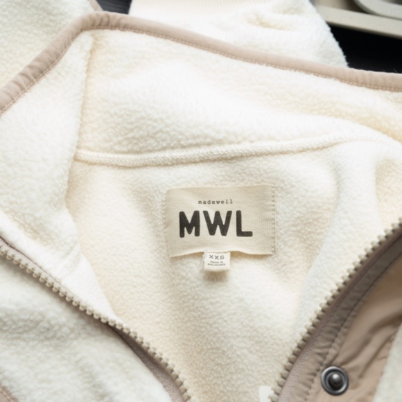 Madewell Cream and Tan Jacket NWT - Picture 6 of 9